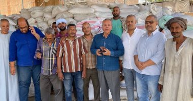 تموين الأقصر: توريد 25951 طن و489 كيلو قمح للشون والصوامع حتى الآن.. صور