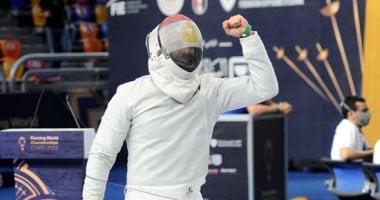 زياد السيسى يتأهل لدور الـ32 بسلاح السيف للرجال بعد الفوز على بطل إيران