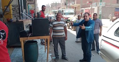 رئيس مدينة ملوى: تحرير 58 محضر مخالفة فى حملة مكبرة على الشوارع والطرق