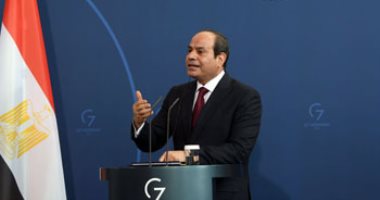 الرئيس السيسي: ناقشت مع المستشار الألمانى إطلاق الحوار الوطنى وإنهاء الطوارئ