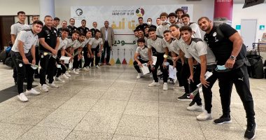 استقبال بالورود.. بعثة منتخب الشباب تصل السعودية للمشاركة فى البطولة العربية