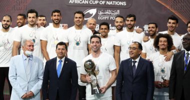 منتخب مصر لليد يهزم الرأس الأخضر 37 / 25 ويتوج بلقب أمم أفريقيا للمرة الثامنة.. صور