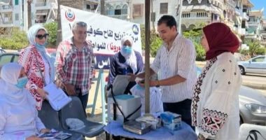 انتشار فرق تطعيم لقاح كورونا فى رأس البر بدمياط.. صور