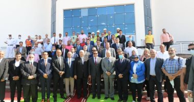 وزير التعليم العالي ورئيس جامعة السادات يفتتحان عددا من المنشآت الجديدة بالجامعة