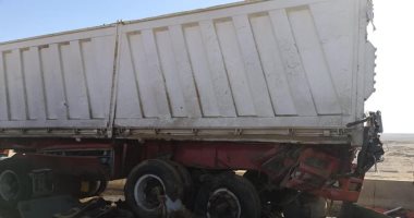التحريات الأولية فى حادث المنيا.. أتوبيس نقل جماعى اصطدم من الخلف بمقطورة