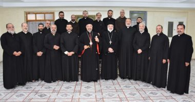 بطريرك الأقباط الكاثوليك يلتقى كهنة إيبارشية المنيا بمقر دار الضيافة