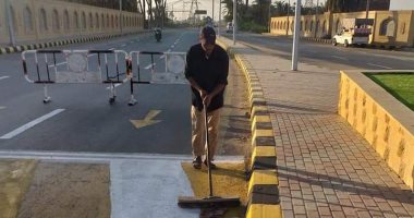 إزالة المطبات العشوائية بمنطقة الحميات وتجميل حديقة الشلال بمدينة بنى سويف