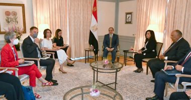 الرئيس السيسى لوزيرة خارجية ألمانيا: لا سبيل لتسوية الأزمات إلا بالحلول السياسية