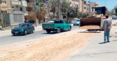 مجلس مدينة العريش يواصل حملات إزالة إشغالات وإصلاح مرافق 