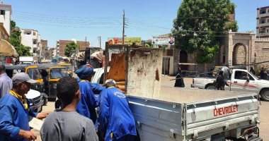 حملة مكبرة لإزالة الإشغالات بإدفو