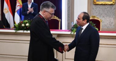 جامعة بلجراد الصربية تمنح الرئيس السيسي درجة الدكتوراة الفخرية