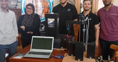 طلاب هندسة منوف بالمنوفية يبتكرون جهازا لكشف جودة الأسطح