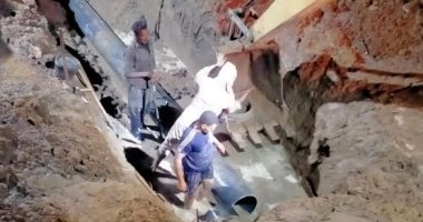 الانتهاء من إصلاح خط مياه الشرب بالتل الكبير في الإسماعيلية عودة ضخ المياه مرة أخرى