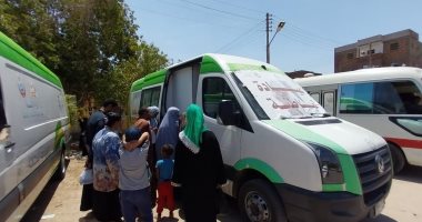 الكشف على 969 مواطنا فى قافلة طبية مجانية بقرية أولاد عمرو بقنا