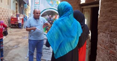 مياه سوهاج تطرق حملة توعية لأهالى بندار الرملية ومزاتا والشيخ جبر بمشروعات حياة كريمة