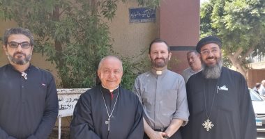 المطران شيحان يزور كنيسة القديس يوسف النجار أقدم موقع لكنيسة مارونية بالقاهرة