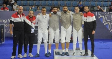 منتخب سلاح الشيش للرجال يكتسح أستراليا ويتأهل لدور الـ16