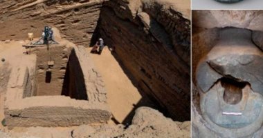 موقع أجنبى يلقى الضوء على مقبرة قائد الجنود الأجانب المكتشفة فى أبو صير