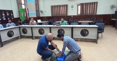 مياه المنوفية: دورة تدريبية عن الإسعافات الأولية فى مواجهة مخاطر العمل