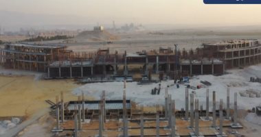 اعرف أهمية محطة العين السخنة بشبكة القطار الكهربائى السريع.. فيديو وصور