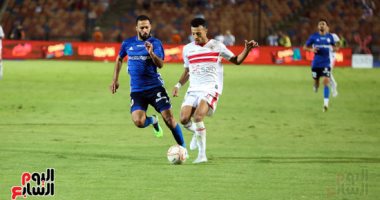 أهداف مباراة الزمالك وسموحة فى الدورى اليوم