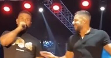 حماقى لـ أحمد سعد: احتفلت بعيد ميلاد زوجتك 5 مرات.. والأخير: زى عيد الأضحى