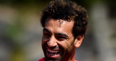 ضحك وتركيز محمد صلاح عنوان تدريبات ليفربول استعدادا لمواجهة سالزبورج.. صور