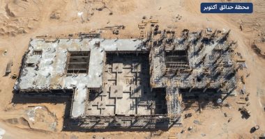 شاهد محطة حدائق أكتوبر نقطة الربط بين الخطين الأول والثانى للقطار الكهربائى