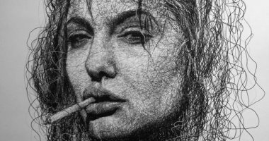 فنان فلبينى يبدع فى رسم شخصيات المشاهير والفنانين بـ"الشخابيط".. صور