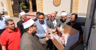 محافظ الدقهلية يشهد استلام وتسلم الدفعة الرابعة من لحوم صكوك الأضاحى