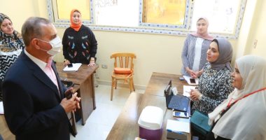 محافظ كفر الشيخ يتابع تطعيم موظفى الديوان العام ضد فيروس كورونا