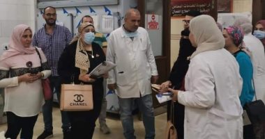 جولة تفقدية موسعة لوكيل مديرية الصحة لمجمع مستشفيات ميت خلف بشبين الكوم