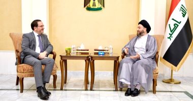 عمار الحكيم يبحث مع السفير البريطانى تطورات المشهد السياسى العراقى