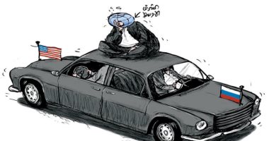 كاريكاتير اليوم.. الشرق الأوسط يعانى إثر صراع أمريكا وروسيا