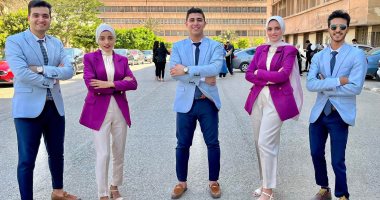 تسهيل الحياة على فاقدى السمع والبصر معا.. فكرة مشروع تخرج طلاب هندسة حلوان