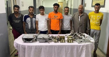 سقوط عصابة تسرق صناديق الإشارة بالسكة الحديد فى الشرقية
