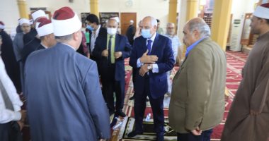 محافظ الجيزة يشارك فى احتفالية الأوقاف بالعام الهجرى الجديد بمسجد أسد بن الفرات