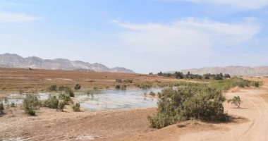 البحيرات فى حضن الجبل.. وادي مليحة بالغردقة خزان أمطار طبيعي