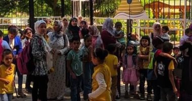 ‫حدائق الرى بالقناطر الخيرية تستقبل الزائرين لقضاء العطلات