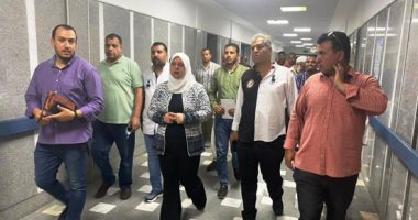 نائب محافظ مطروح تتفقد مصابى حادث أتوبيس الطريق الساحلى.. صور