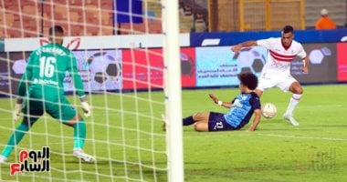 الزمالك يهزم بيراميدز بثلاثية ويواصل زحفه نحو لقب الدورى.. فيديو وصور