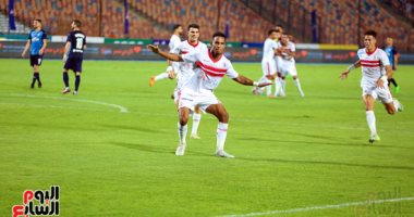 الزمالك ينهى الشوط الأول متقدما على بيراميدز بثنائية "زيزو والجزيرى".. فيديو