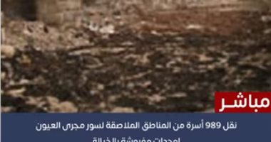 تفاصيل نقل 989 أسرة من سور مجرى العيون لوحدات مفروشة بالخيالة.. فيديو