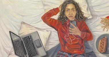 "عالمى الافتراضى" مشروع تخرج "روان" بكلية الفنون الجميلة للتوعية من إدمان الإنترنت