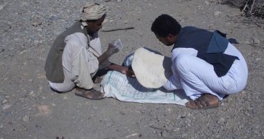 "الجابورى"..  خبز الصحراء ورفيق الرعاة في أودية حلايب وشلاتين.. يصنع من الدقيق والماء والرمال الساخنة لخبزه.. الأشهر والأسرع بين قاطني الأودية الجبلية.. وأبناء القبائل يعتبرونه من الأطعمة التراثية.. صور