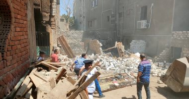 إزالة 34 حالة تعد بالبناء المخالف بمركزى مغاغة وبنى مزار بالمنيا