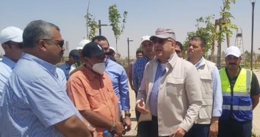 وزير الإسكان يتابع سير العمل بمشروع الحدائق المركزية بالعاصمة الإدارية
