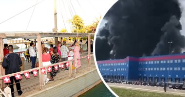 صور وفيديو.. العالم هذا المساء.. حريق يلتهم مستودع "أزون" فى ضواحي العاصمة موسكو.. السويسريون المقيمون بالغردقة يحتفلون باليوم الوطنى السويسرى.. الأمير وليام وكيت وابنتهما شارلوت يشاركون فى ختام ألعاب الكومنولث