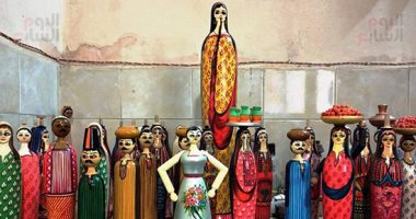 حرفة يدوية أصيل.. ورشة تراثية لصناعة الأيقونات الخشبية توثق تاريخ مصر بالعرائس والدمى