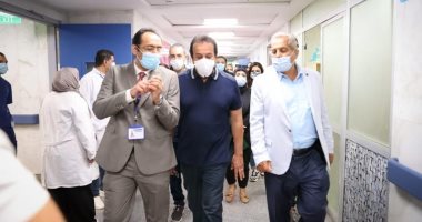 خالد عبد الغفار يتفقد أعمال تطوير مستشفى مارينا المركزي ونسبة التنفيذ 80%